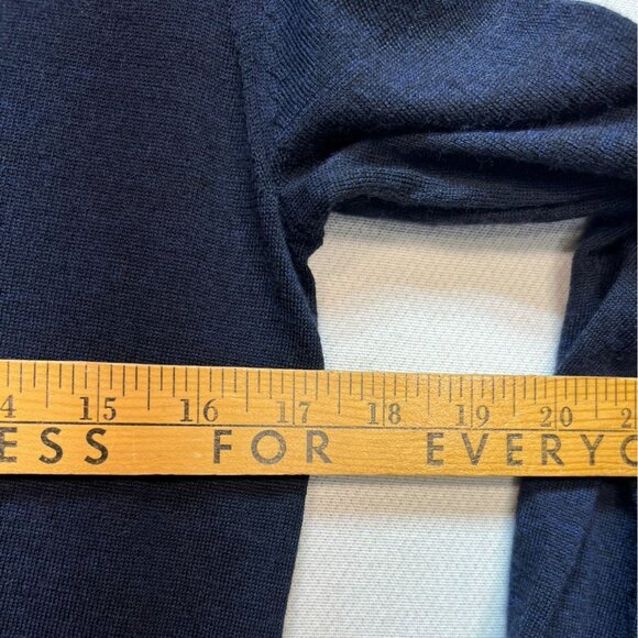 Banana Republic Womens Preppy Merino Wool Longline Cardigan Sweater Size XS Navy - Picture 7 of 10